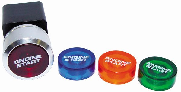 AEROFLOW ENGINE START SWITCH RED,ORANGE,BLUE & GREEN BUTTON Default Title