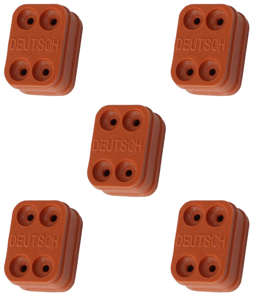 WEATHERTIGHT WIRE SEAL 4 PIN PACK OF 5 DEUTSCH
