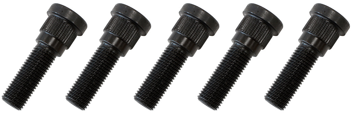 7/16" WHEEL STUDS 5pk .610" KNURL - 19/32 HOLE DISC / DRUM