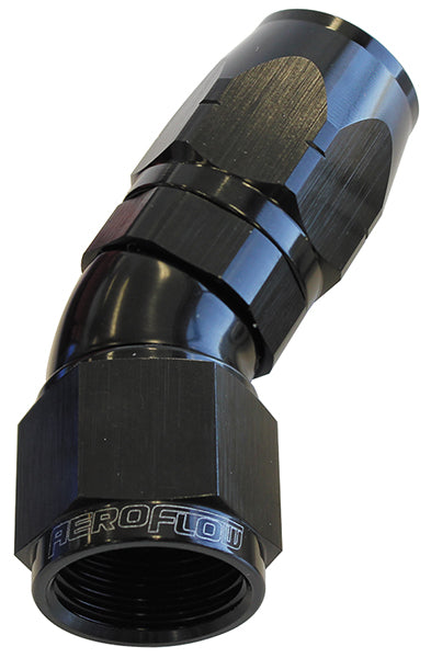 ALLOY 30 DEG HOSE END -4AN BLACK CUTTER STYLE FULL FLOW Default Title