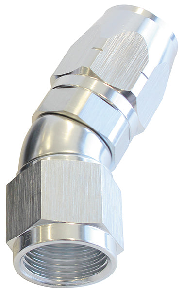 ALLOY 30 DEG HOSE END -4AN SILVER CUTTER STYLE FULL FLOW Default Title