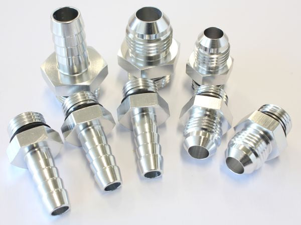 AEROFLOW SURGE TANK FITTINGS SILVER REPL KIT BARB & AN FITT Default Title