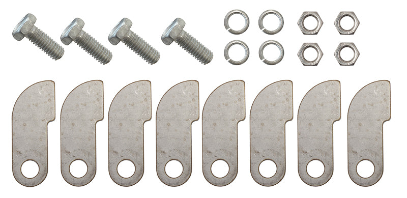MERGE COLLECTOR TABS WITH BOLT8 x TABS AND 4 x BOLT AND NUTS Default Title