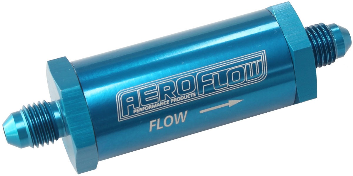 -4AN TURBO INLINE OIL FILTER BLUE 30 MICRON WASHABLE Default Title