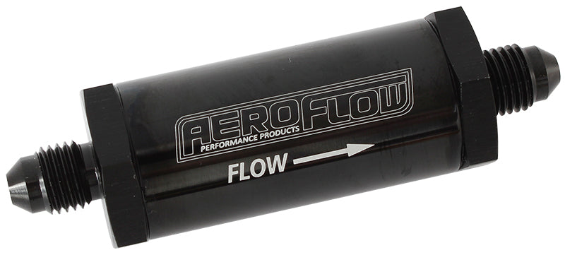 -4AN TURBO INLINE OIL FILTER BLACK 30 MICRON WASHABLE Default Title