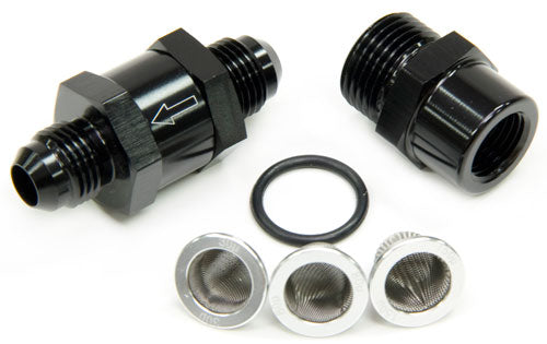 -3AN INLINE FUEL & OIL FILTER BLACK 3 X FILTER 30,80,150 MIC Default Title