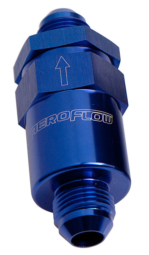 BILLET FUEL FILTER -6AN BLUE 30 MICRON BRONZE FILTER Default Title