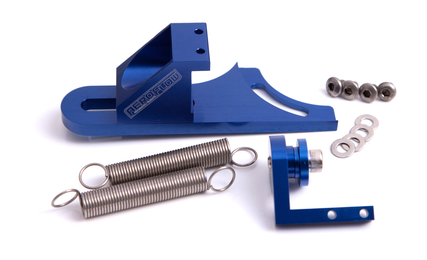 THROTTLE RETURN SPRING BRACKETBLUE SUITS 4150 STYLE CARBS Default Title