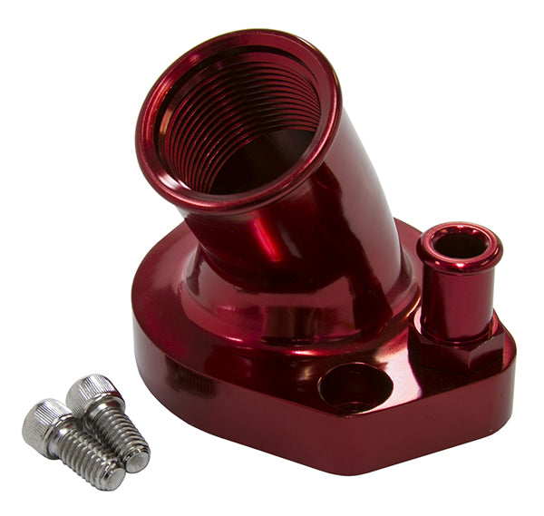 FORD SB WINDSOR 45 DEG NON    SWIVEL RED THERMOSTAT HOUSING SBF Aeroflow - AF 64-2033R