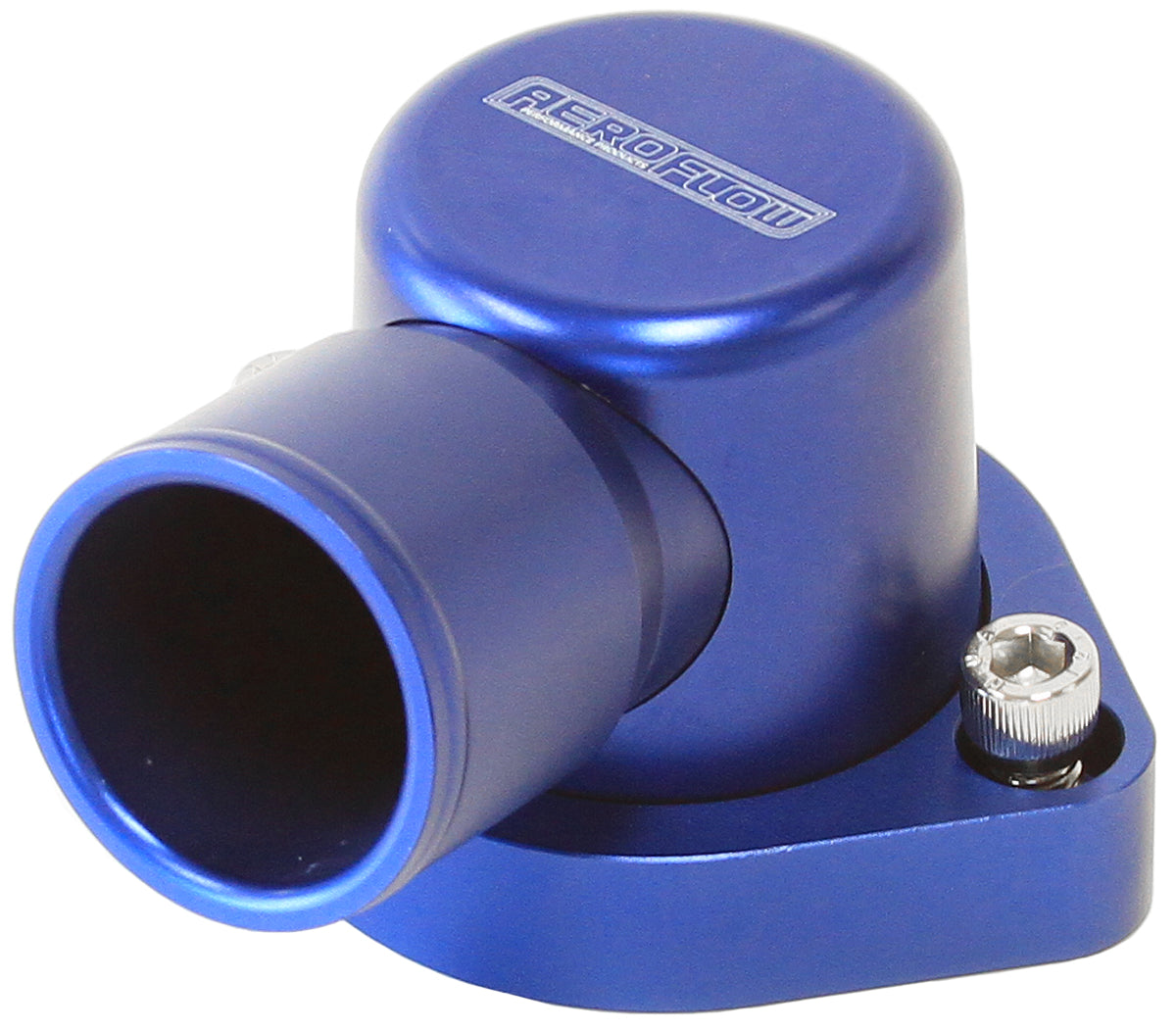 FORD 302 351C 90 DEG SWIVEL BLUE THERMOSTAT HOUSING Default Title
