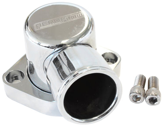 FORD 302 351C 90 DEG SWIVEL   CHROME THERMOSTAT HOUSING