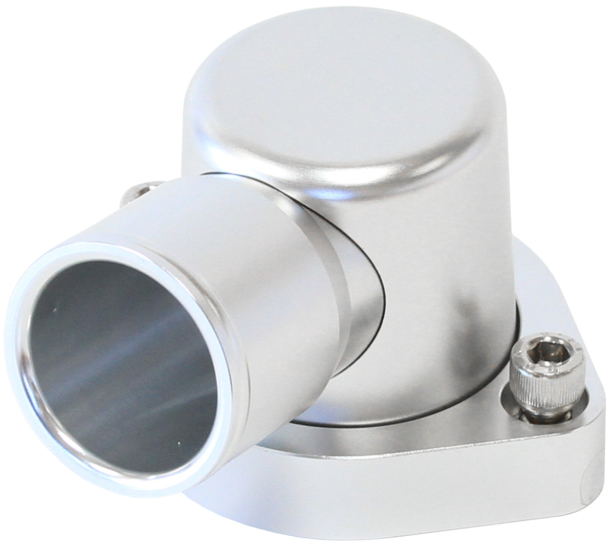 FORD 302 351C 90 DEG SWIVEL SILVER THERMOSTAT HOUSING Default Title