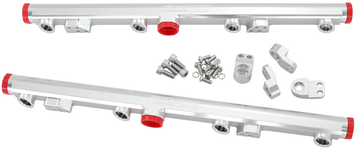 GM LS1 LS2 FUEL RAIL SILVER LS3 LS6 L76 L99 -8ORB LS Default Title