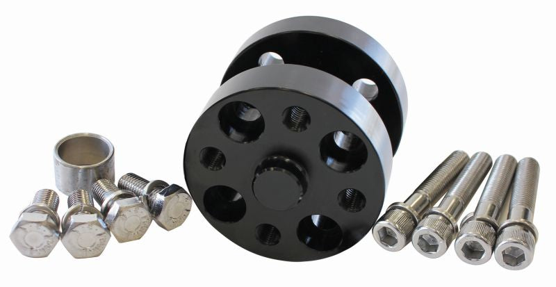 WATER PUMP FAN SPACER KIT 2" BLACK SUIT 5/8 OR 3/4 CENTRE Default Title