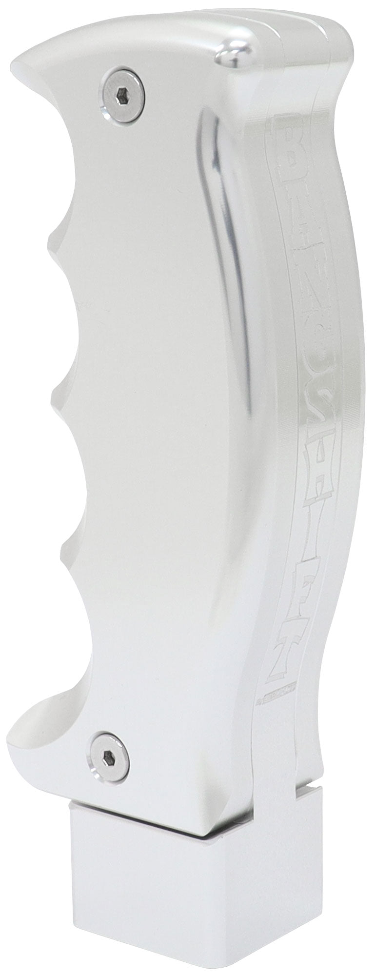 PISTOL SILVER GEAR KNOB MANUALSHIFT SHIFTER BALL UNI M16