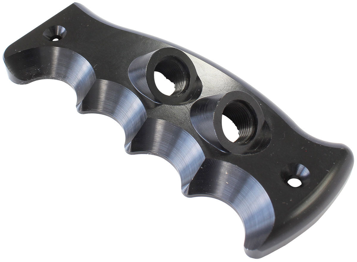 DUAL BUTTON PISTOL GRIP SIDE PLATE DRIVERS HANDLE BLACK