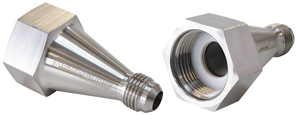 NITROUS BOTTLE ADAPTER -6AN STEEL FINISH FILTER INCLUDED