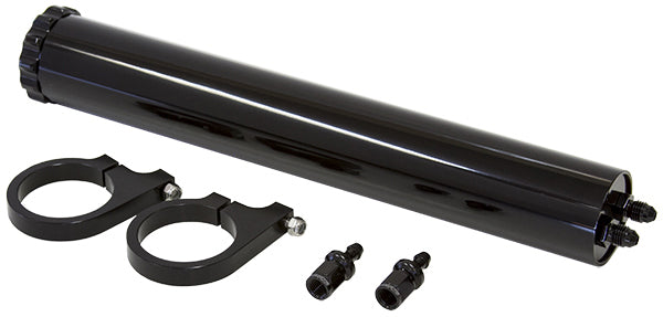 BLACK BILLET OVERFLOW TANK BILLET BRACKETS,FITTINGS INC Default Title