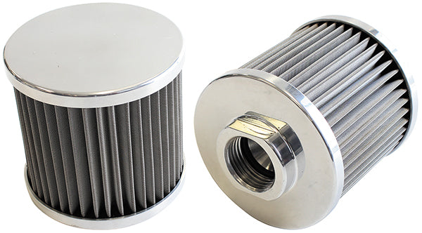 -10AN S/S BILLET BREATHER WITH FEMALE -10AN RE-USABLE Default Title