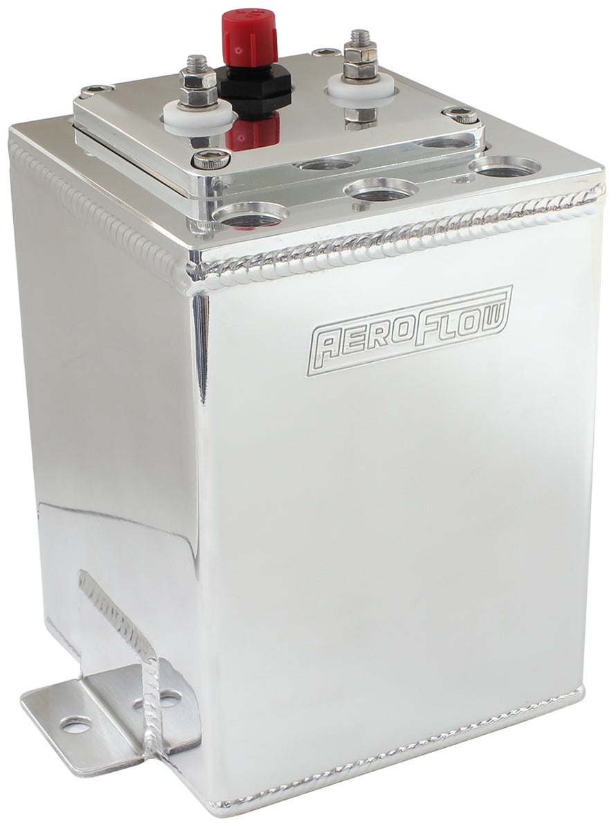 SINGLE PUMP SURGE TANK SUITS 40mm FUEL PUMPS POLISHED Default Title
