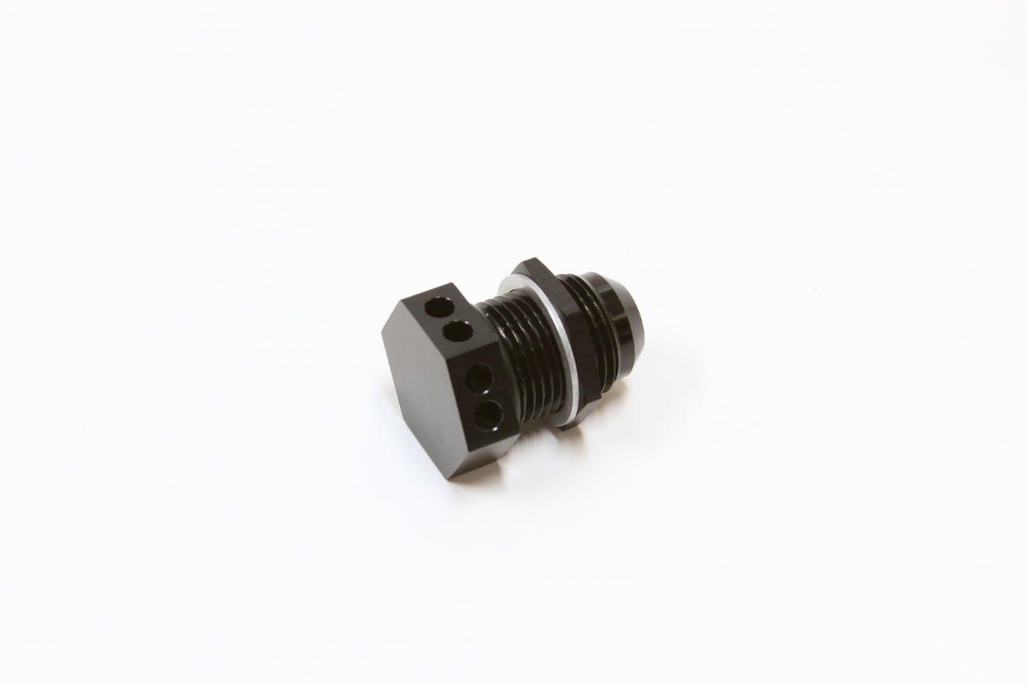 BOLT IN -10AN BREATHER CAST ORFABRICATED COVERS BLACK Default Title