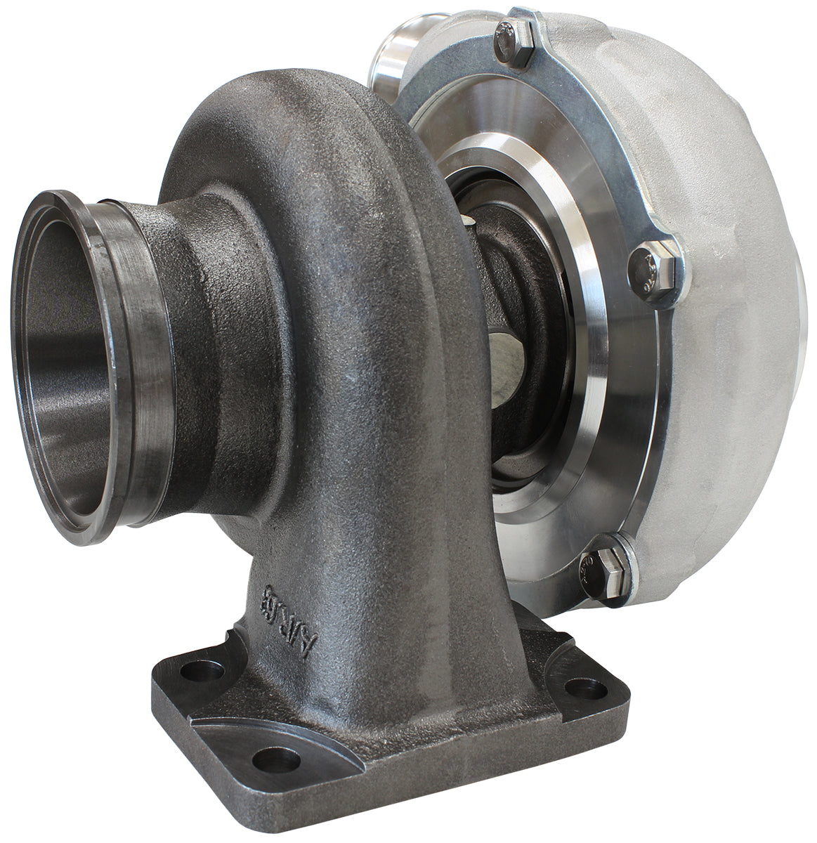 BOOSTED 5455 .82 T3 FLANGE V-BAND OUTLET GTX3071 CAST