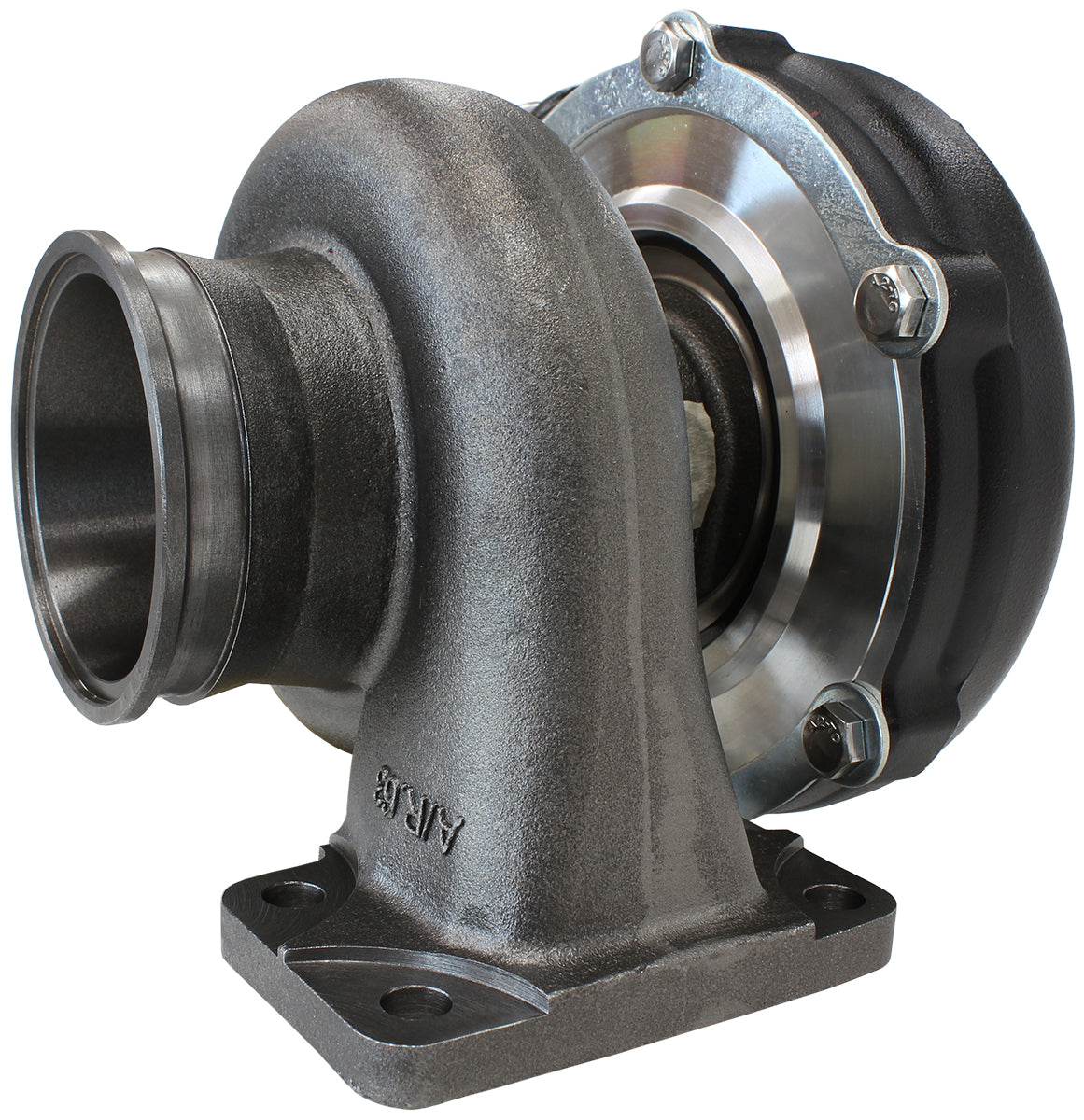 BOOSTED 5862 .63 T3 FLANGE V-BAND OUTLET GTX3576 BLACK