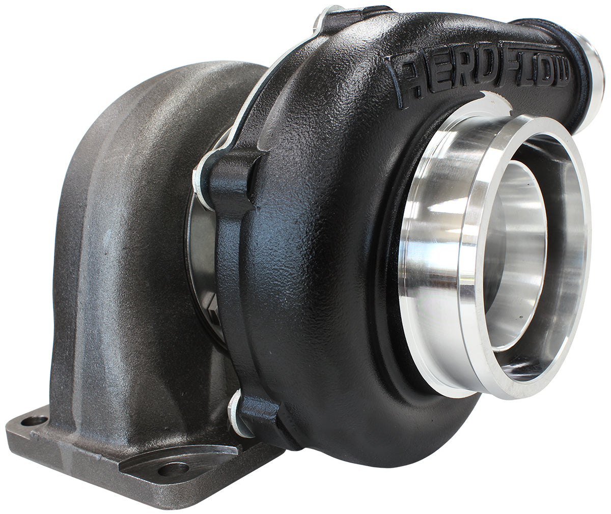 BOOSTED 5862 .82 T3 FLANGE V-BAND OUTLET GTX3576 BLACK