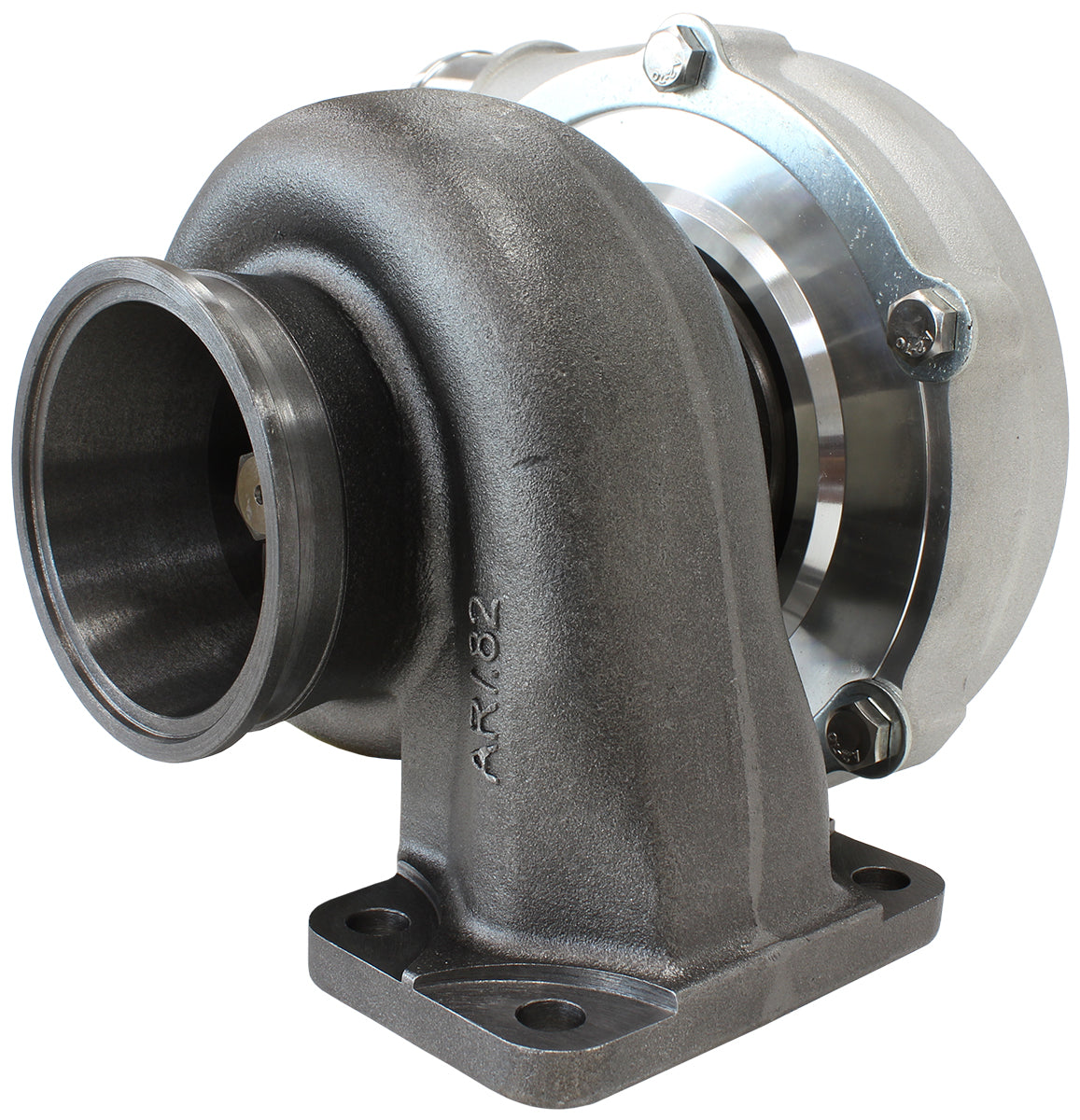 BOOSTED 5862 .82 T3 FLANGE V-BAND OUTLET GTX3576 CAST