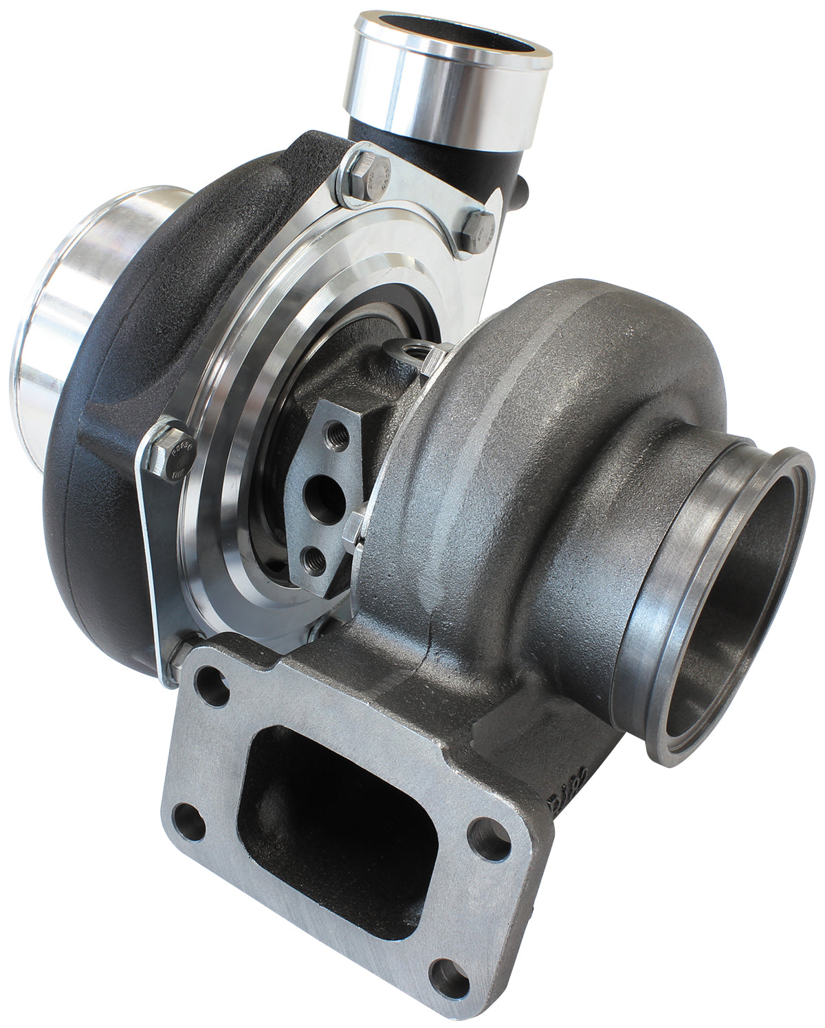 BOOSTED 6662 .82 T3 FLANGE V-BAND OUTLET GTX3582 BLACK