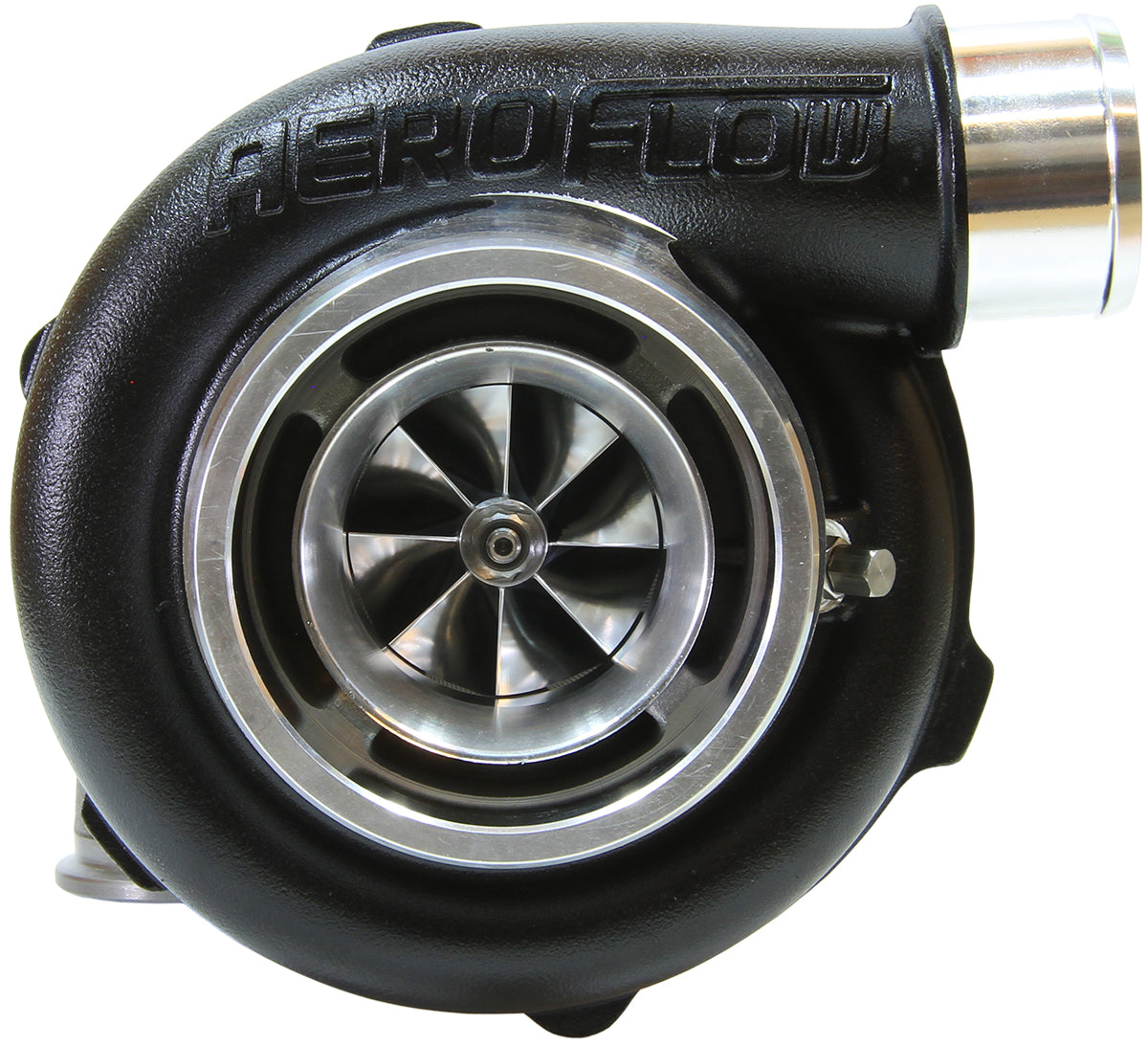 BOOSTED 5455 .83 VBAND FLANGE V-BAND OUTLET GTX3071 BLACK