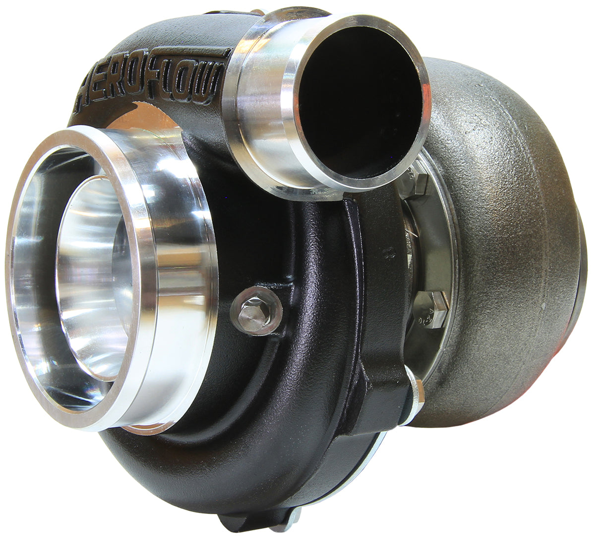 BOOSTED 5455 .83 VBAND FLANGE V-BAND OUTLET GTX3071 BLACK