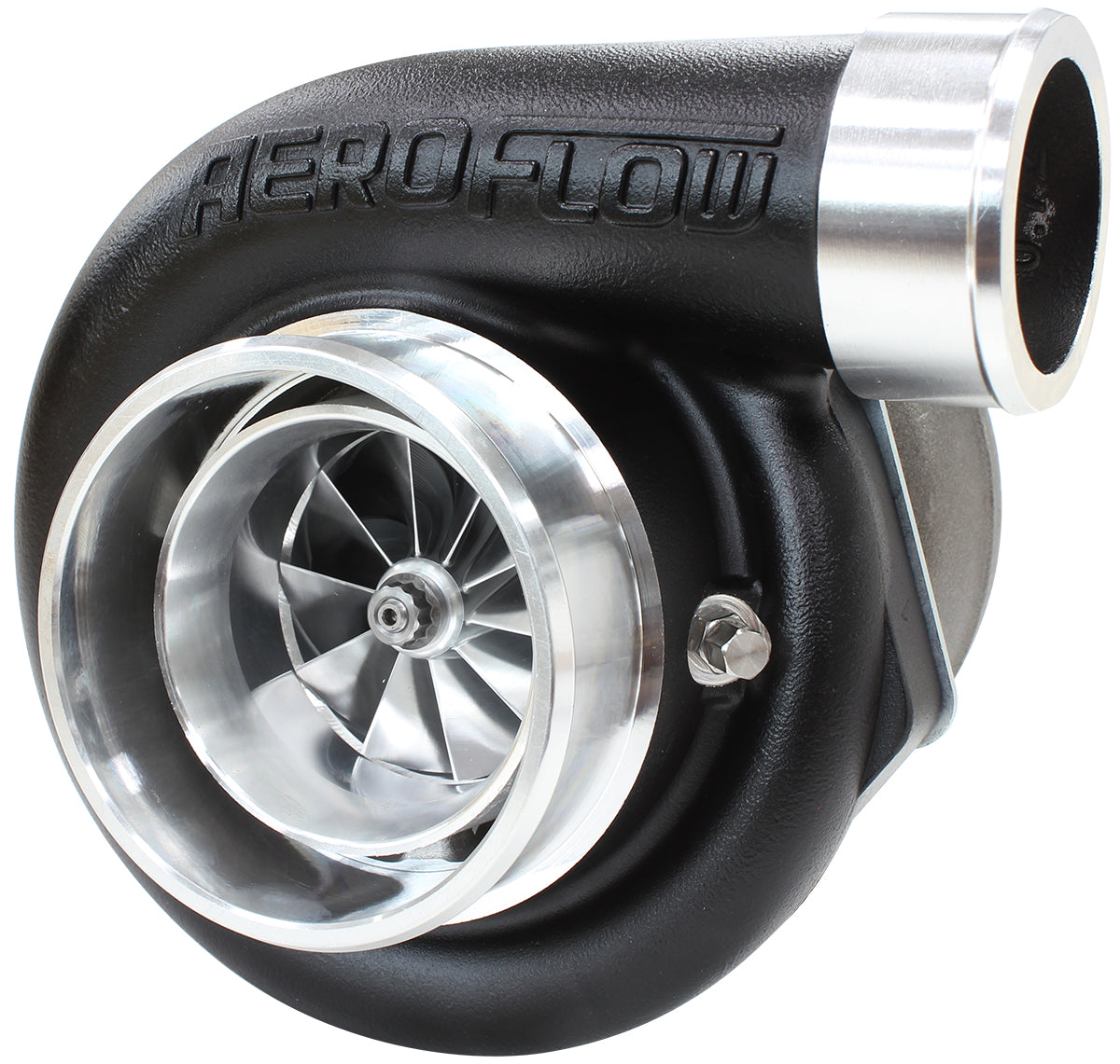 BOOSTED 6662 .82 T4 FLANGE V-BAND OUTLET GTX3582 BLACK