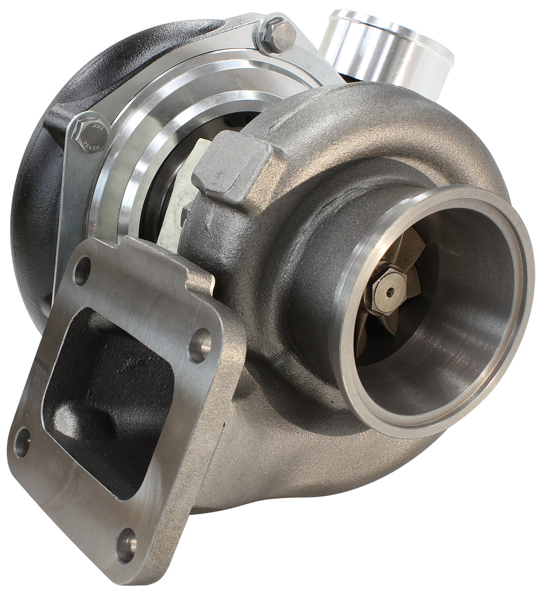 BOOSTED 6662 .82 T4 FLANGE V-BAND OUTLET GTX3582 BLACK