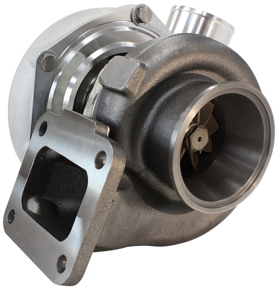 BOOSTED 6662 .82 T4 FLANGE V-BAND OUTLET GTX3582 CAST