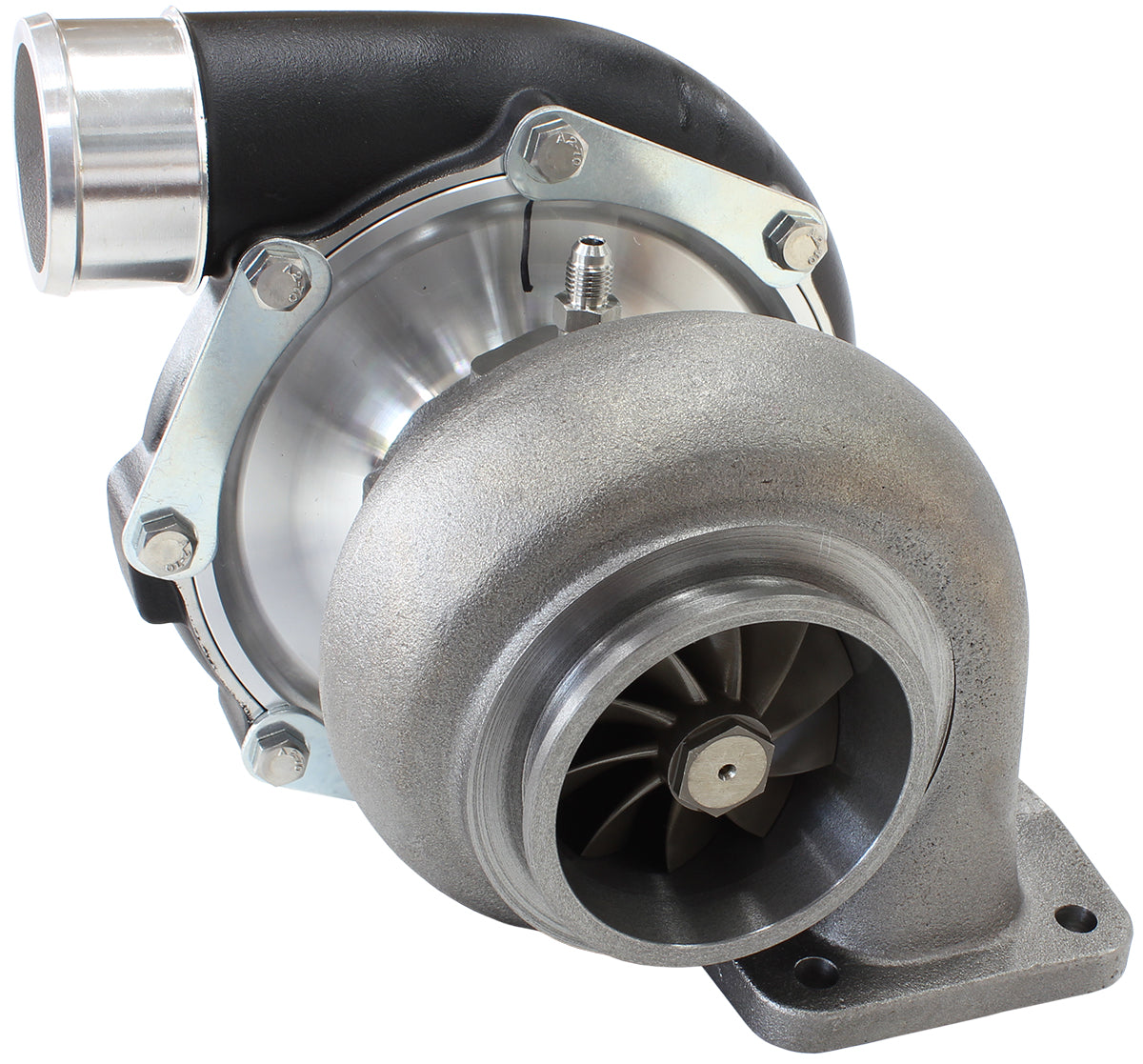 BOOSTED 7875 .96 T4 FLANGE BB V-BAND OUTLET GTX42 BLACK