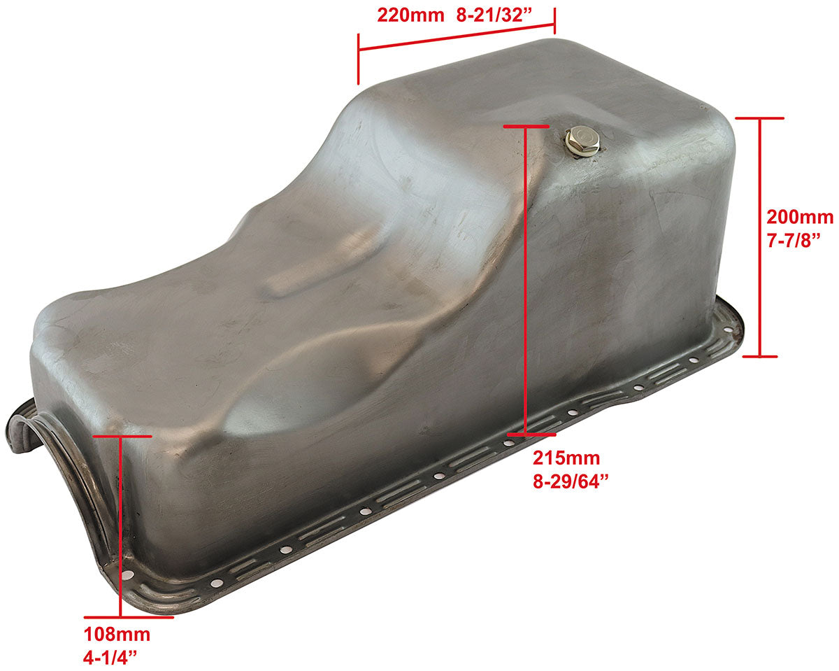 STOCK FORD 351W V8 OIL PAN RAW STEEL OIL PAN SBF 351W