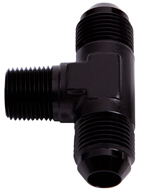 TEE -3AN WITH 1/8" NPT ON SIDEBLACK AN TEE WITH NPT ON SIDE