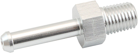 MALE 1/16" NPT TO 3/16" BARB  SILVER STRAIGHT MALE TO MALE