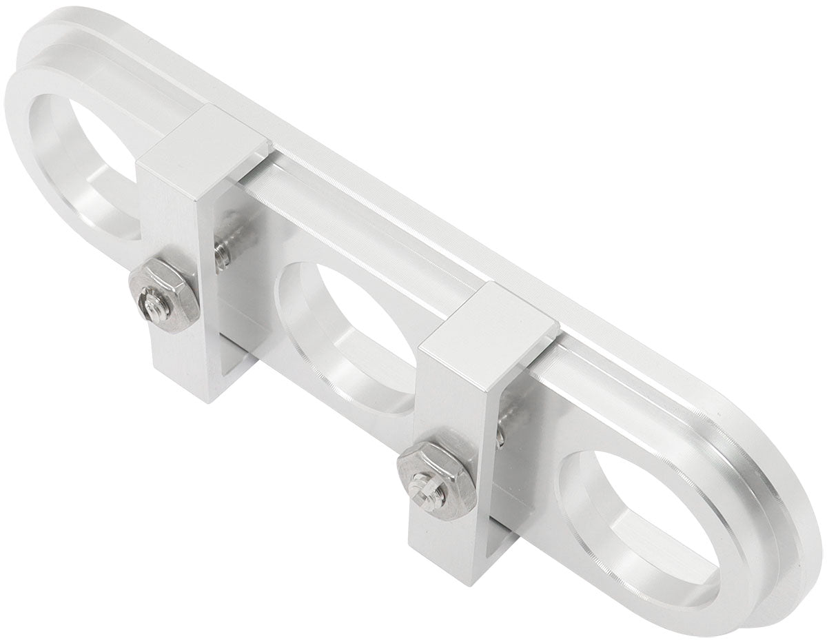 BILLET BULKHEAD PLATE 3 PORT MODULAR UNIVERSAL POLISHED AN AC Aeroflow - AF 88-2020 Default Title
