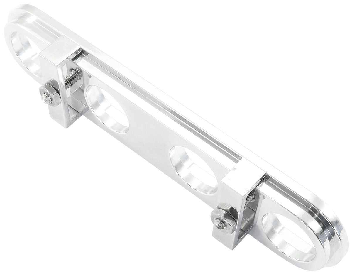 BILLET BULKHEAD PLATE 4 PORT MODULAR UNIVERSAL POLISHED AN AC Aeroflow - AF 88-2021 Default Title