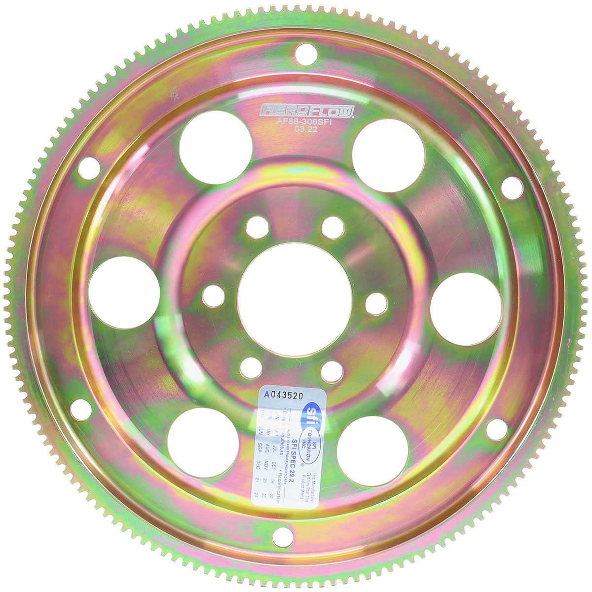 BILLET HOLDEN 308 153T INT BALFLEXPLATE NEUTRAL RACE Aeroflow - AF 88-308SFI Default Title