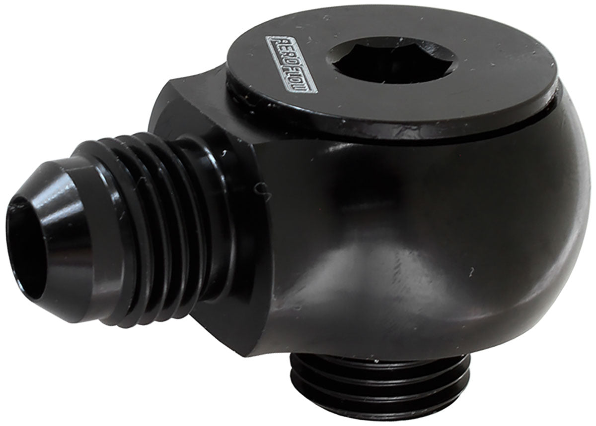 SLIMLINE -10ORB TO -10AN 90DEGFOR USE IN TIGHT RADIUS AREA