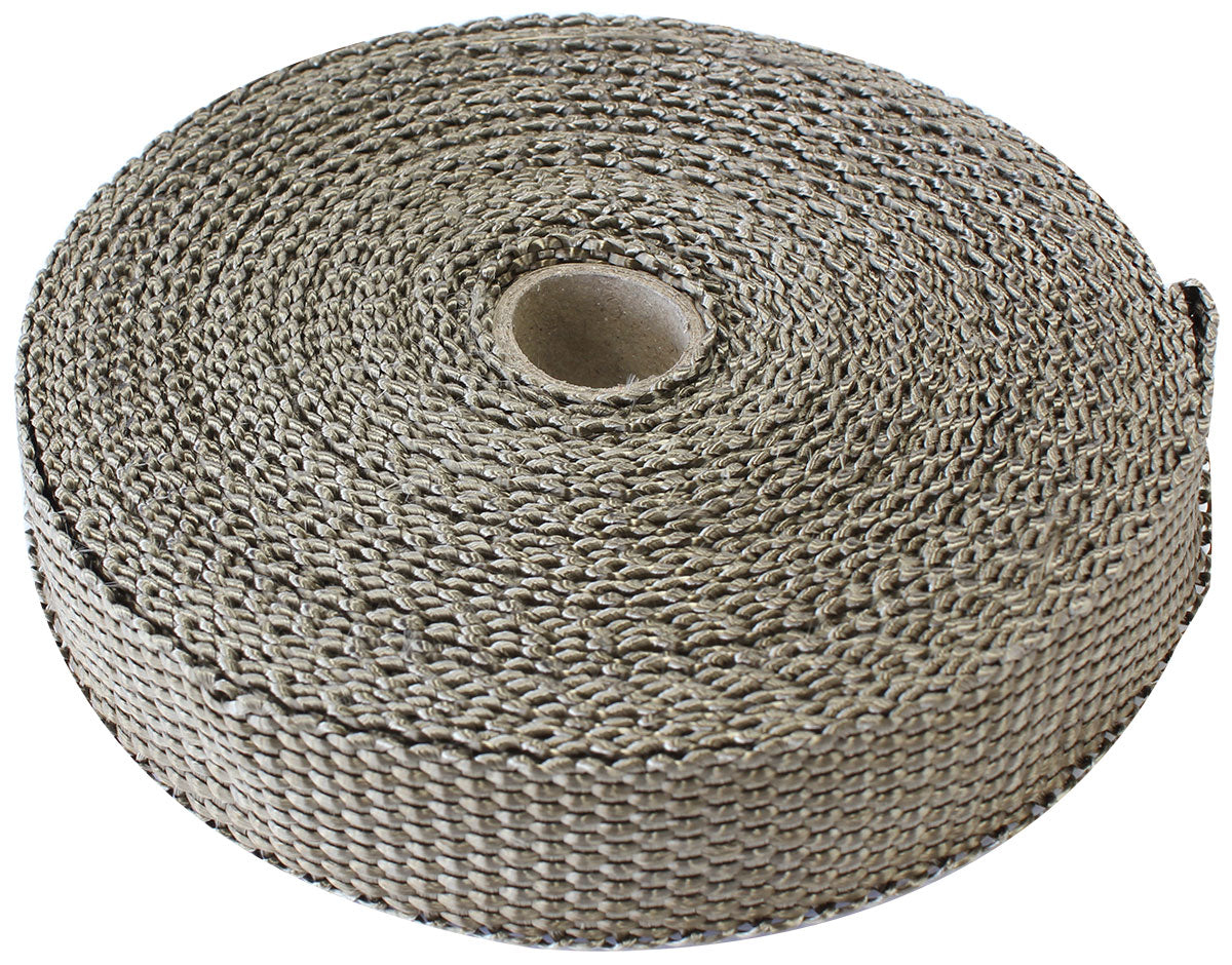 EXHAUST INSULATION WRAP1"X50FT50 FOOT TITANIUM ROLL Default Title