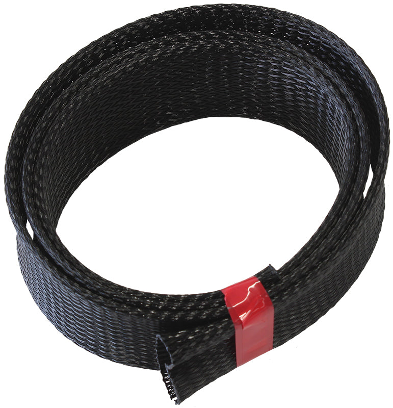 1-1/2" 1 METER HEAT FLEX BRAIDBLACK TIGHT WEAVE HIGH COVERAG Default Title