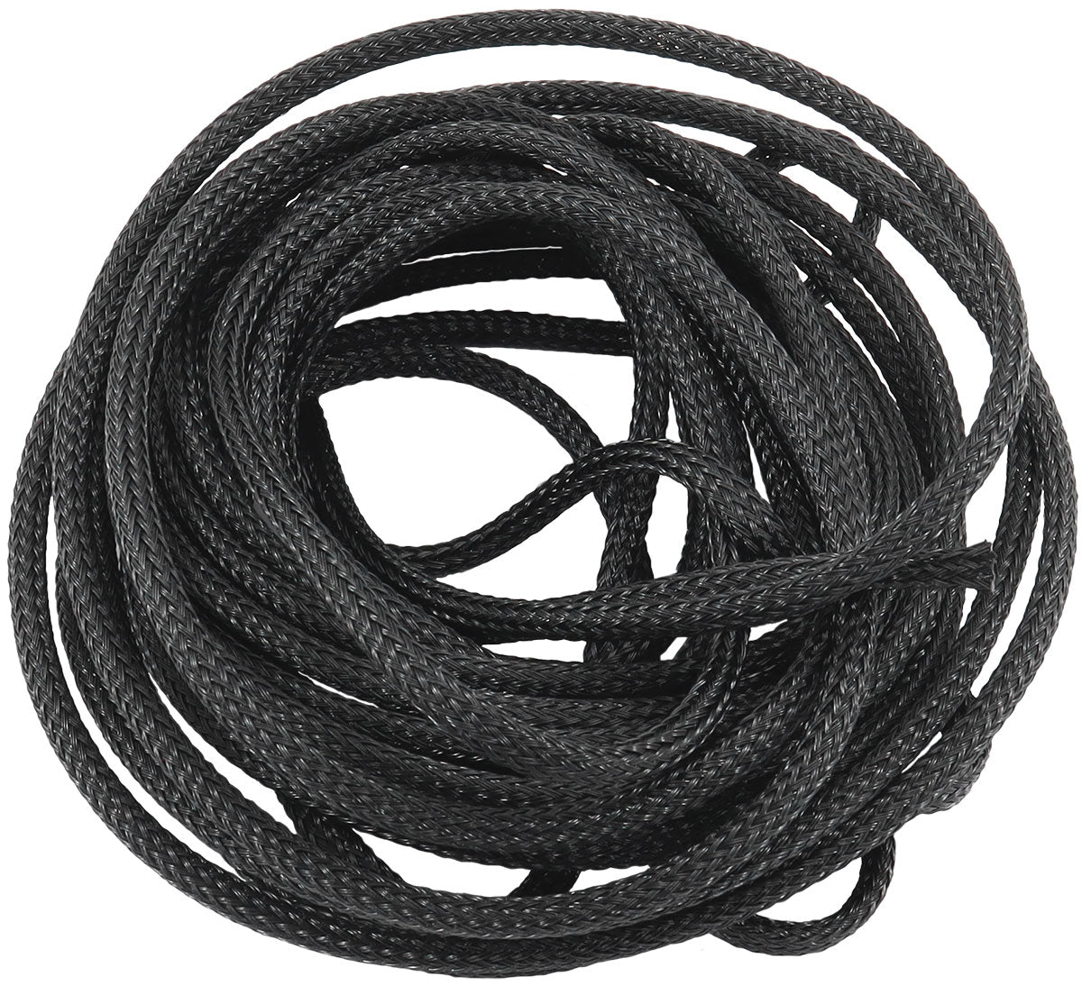 1/8" 7.6 METER HEAT FLEX BRAIDBLACK TIGHT WEAVE HIGH COVERAG