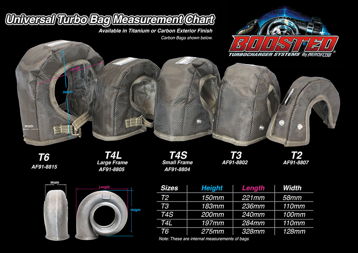 TURBO BAG TITANIUM GT30 GT35 GT40 EXTERNAL GATE BLANKET Default Title