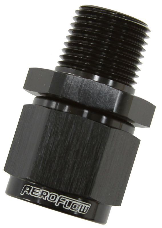3/8" NPT TO -6AN FEMALE NUT BLACK STRAIGHT SWIVEL NUT Default Title