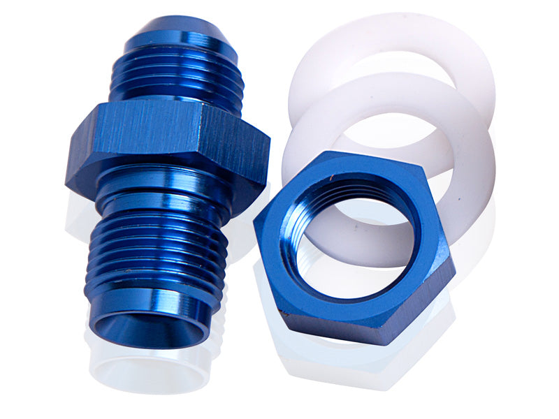 FUEL CELL FITTING -16AN BLUE FUEL CELL BULKHEAD FITT Default Title