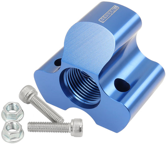 INLINE 4 PORT DISTRIBUTION    BLOCK -12 ORB TO 3 x -10 BLUE